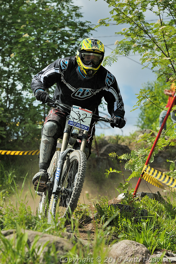 _DSC0182.jpg - Harraste: Markku Lukkarinen, dhT. Kalpalinna DH, Nappulakumi DH Cupin osakilpailu Janakkalassa 6.6.2010