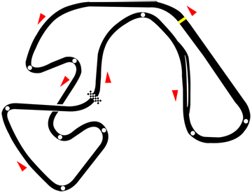 Race course map